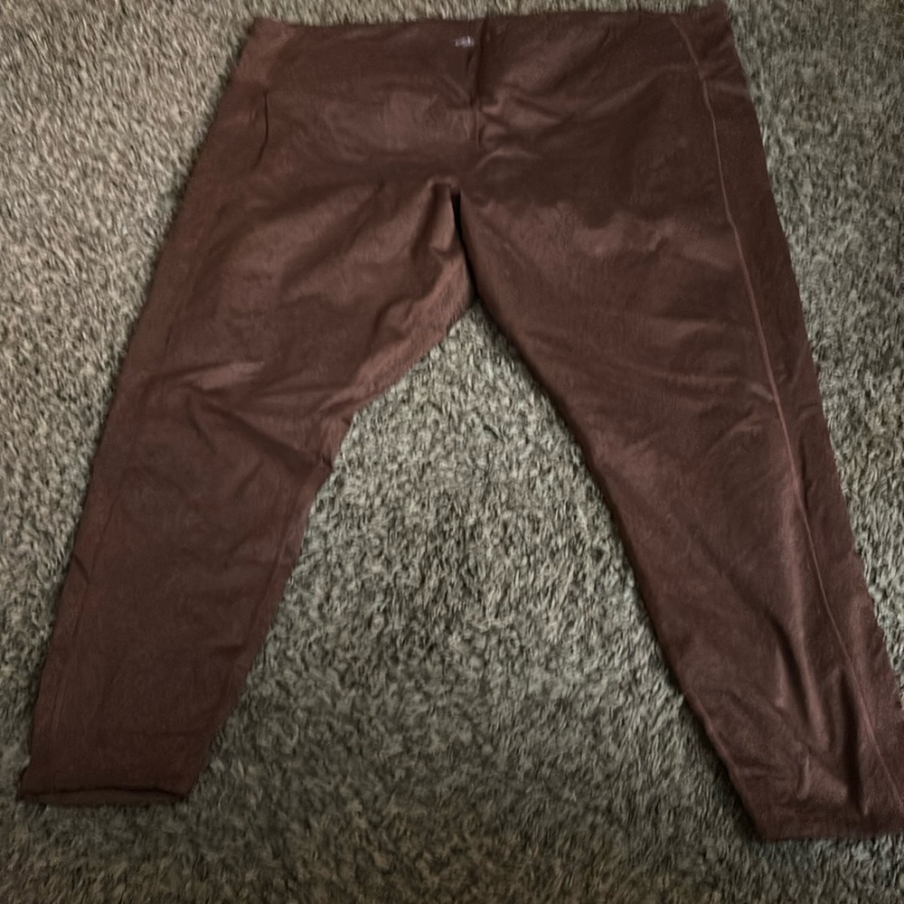 Fleece lined workout leggings